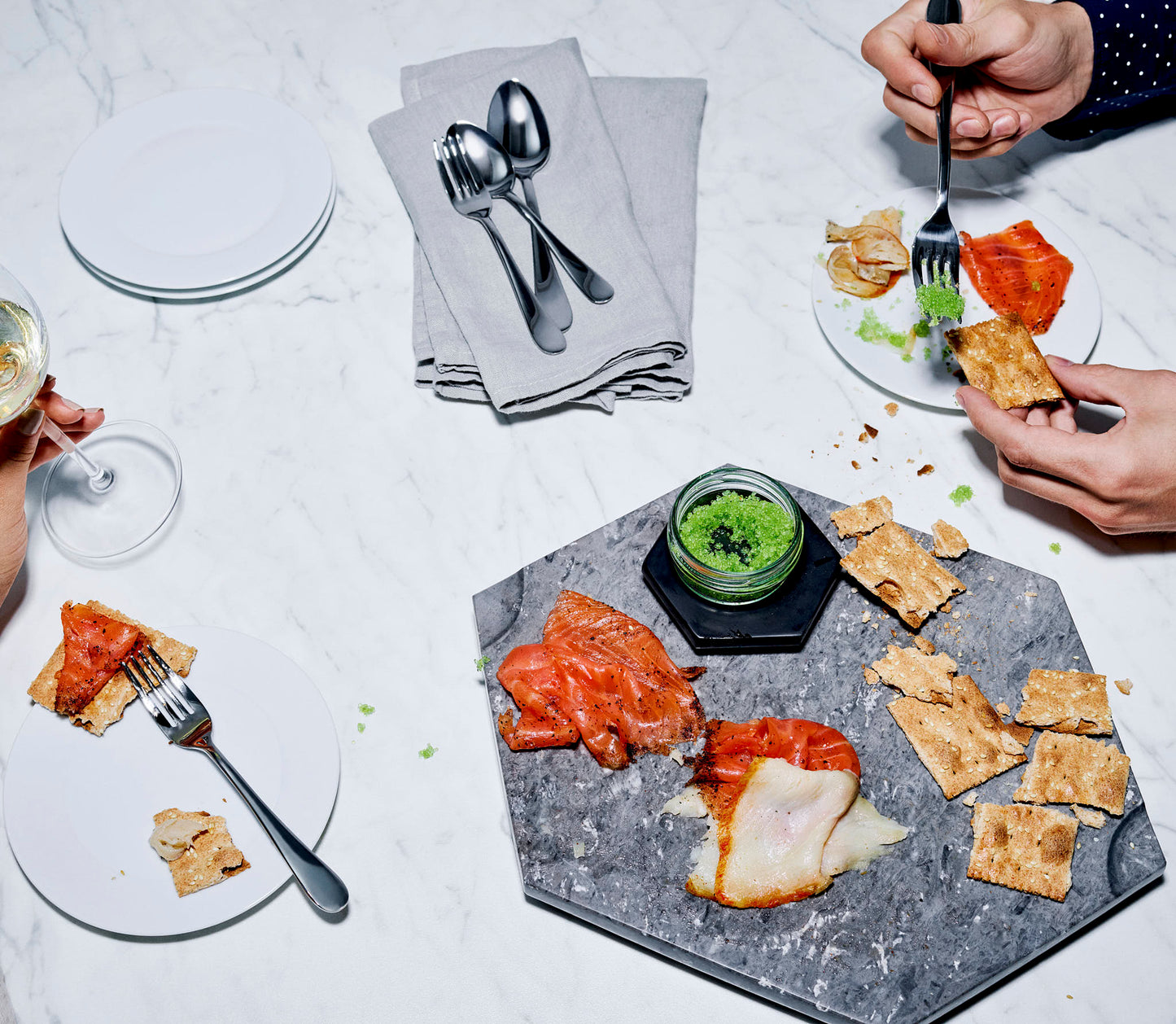Marble Cheese Board Set