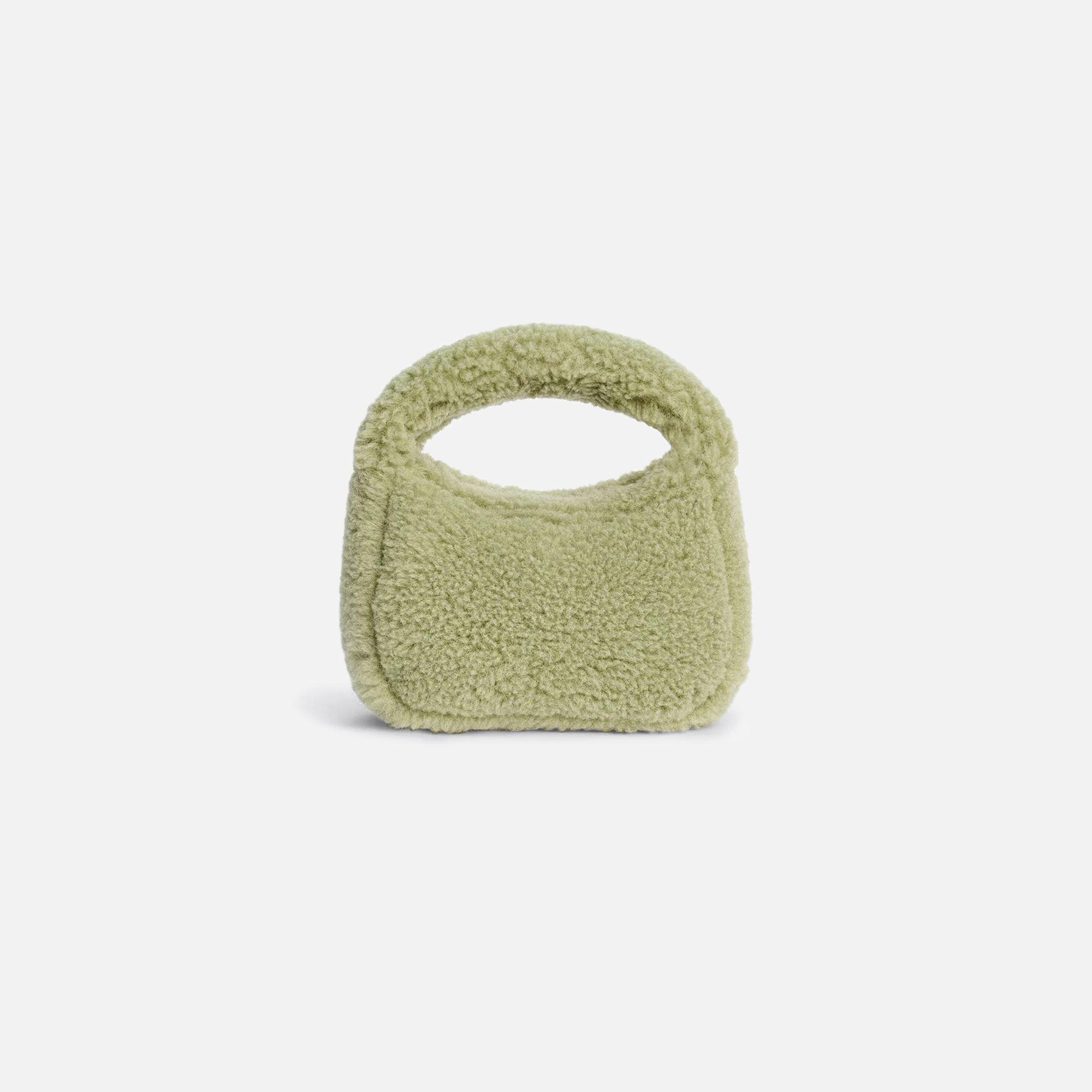 Stand Studio Minnie Fur Bag - Sage Green