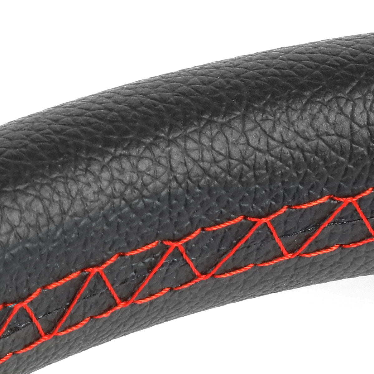 320mm Aluminum Spoke Vinyl Leather Grip Steering Wheel