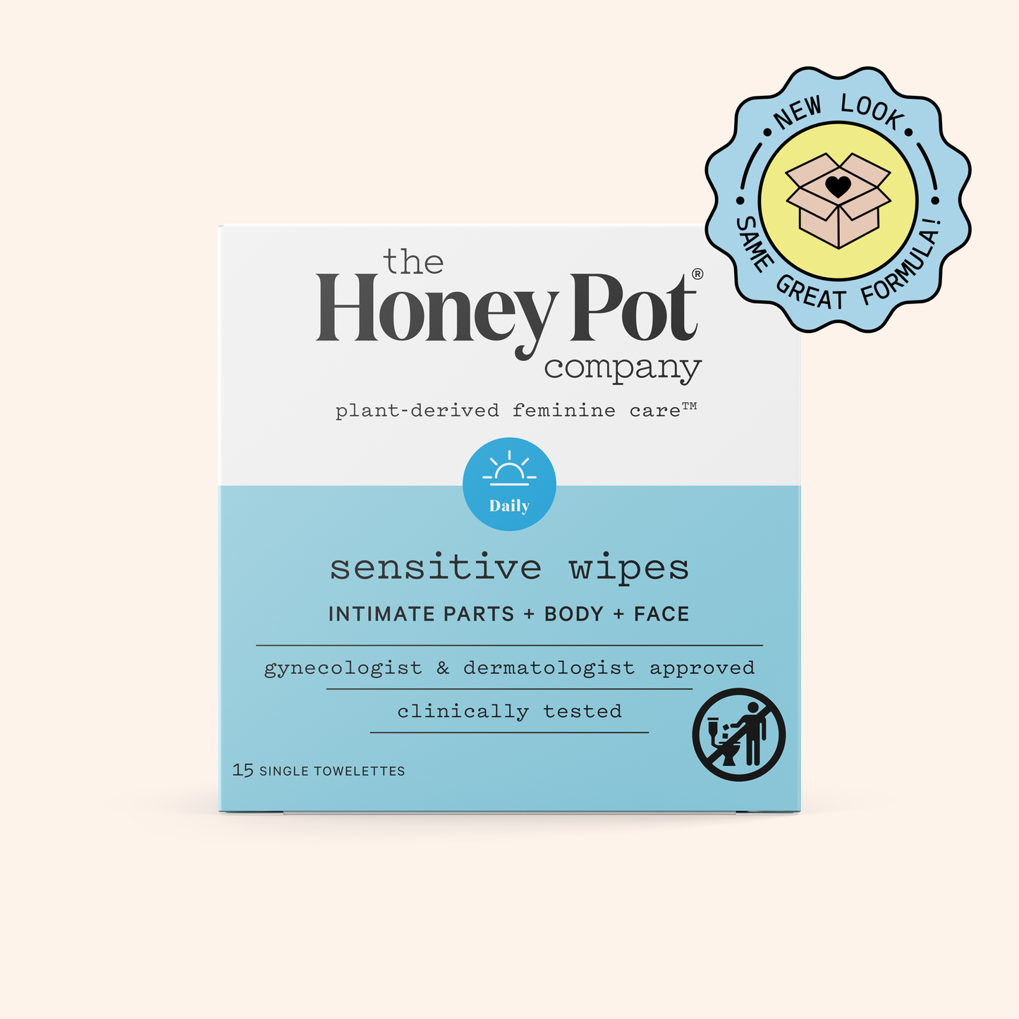 Sensitive Feminine Travel Wipes