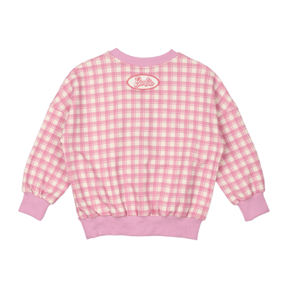 BARBIE PLAID SWEATSHIRT