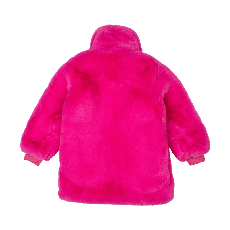 ZSA ZSA PINK FAUX FUR JACKET