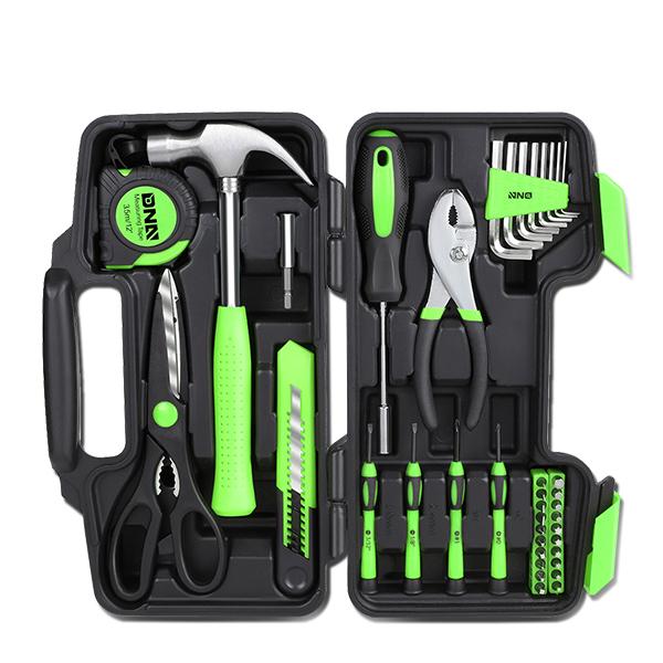 39 Pieces Household Hand Tool Kit with Toolbox