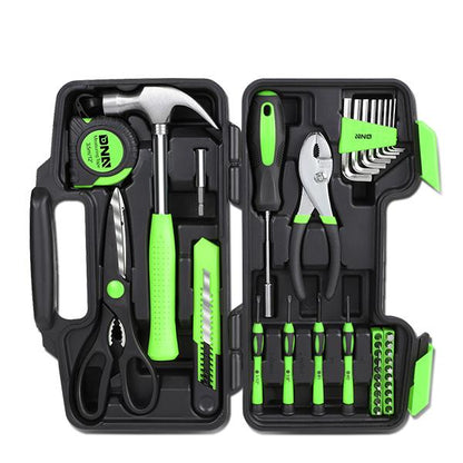 39 Pieces Household Hand Tool Kit with Toolbox