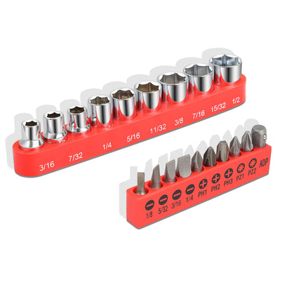 46 Pieces Household Hand Tool Kit with Toolbox [A Variety of Color Options]