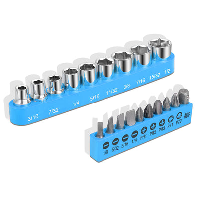 46 Pieces Household Hand Tool Kit with Toolbox [A Variety of Color Options]