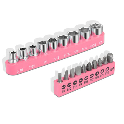 46 Pieces Household Hand Tool Kit with Toolbox [A Variety of Color Options]