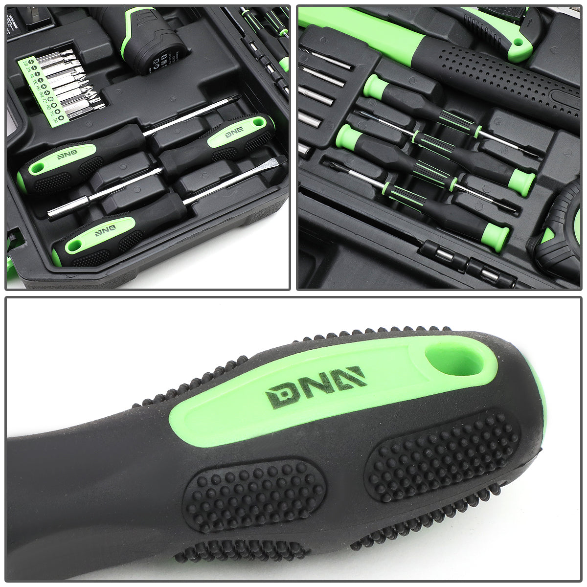 27 Pieces Household Hand Tool Kit with Toolbox [A Variety of Color Options]