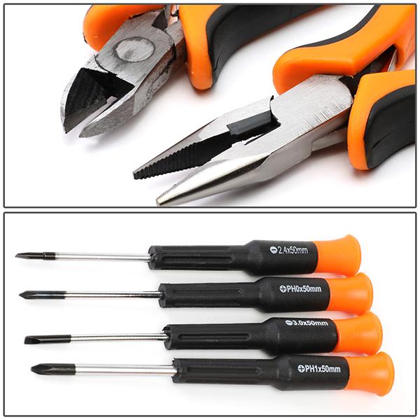 37 Pcs Repair Hand Tool Combination Kit Screwdriver/ Bit Driver/ Bit Set/ Pliers/ Sockets