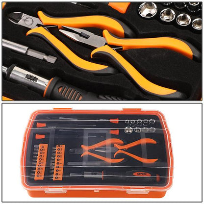 37 Pcs Repair Hand Tool Combination Kit Screwdriver/ Bit Driver/ Bit Set/ Pliers/ Sockets