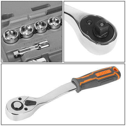 26pcs 3/8 in. Drive Sockets & Ratchet Tool Set