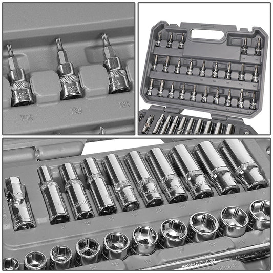 58pcs 3/8 in. Drive Sockets & Ratchet Tool Set