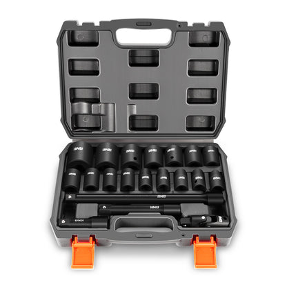 20-Pieces 1/2 in. Drive Impact Socket Set