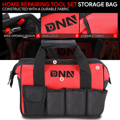 19pcs Hand Tool Kit with Storage Bag