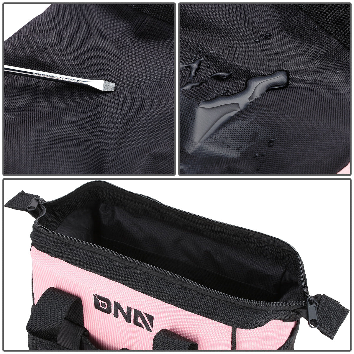 44pcs Hand Tool Kit with Storage Bag (Pink)