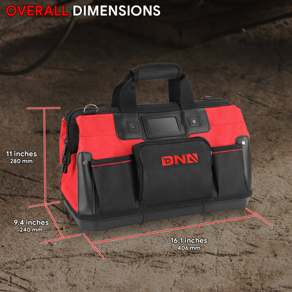 44pcs Hand Tool Kit with Storage Bag (Red)