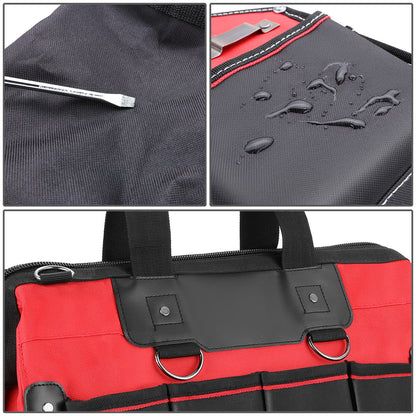 44pcs Hand Tool Kit with Storage Bag (Red)