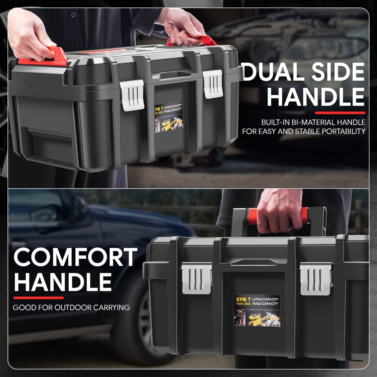Multi-Purpose Tool Box <br> w/Removable Tray