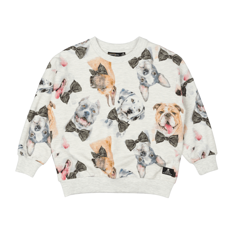 BLACK TIE PUPS SWEATSHIRT