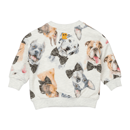 BLACK TIE PUPS SWEATSHIRT