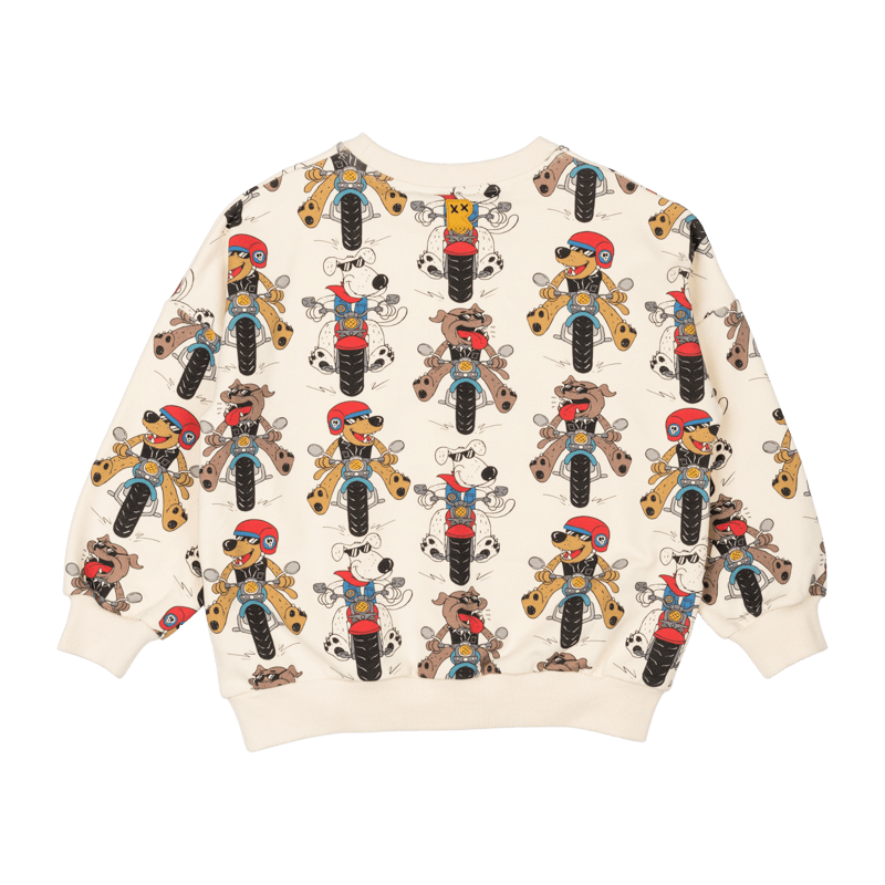 PUPS ON BIKES SWEATSHIRT