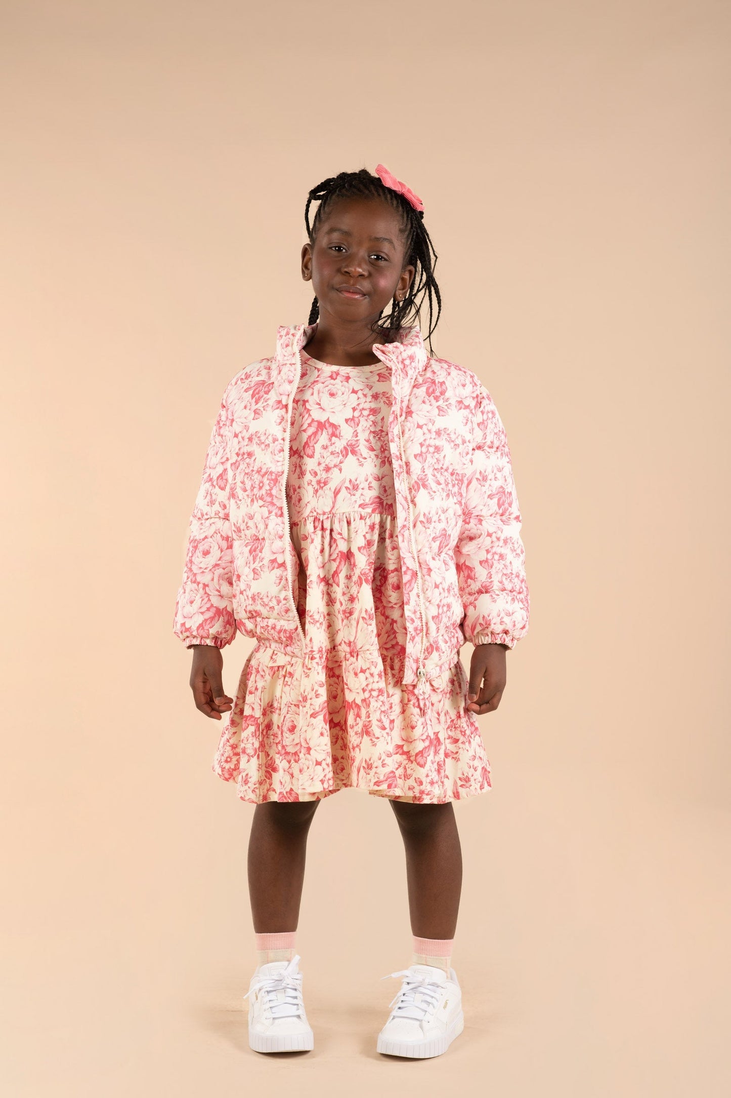 FLORAL TOILE PADDED JACKET