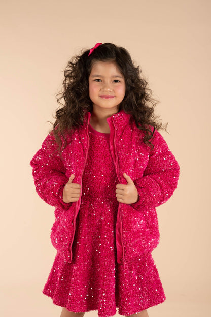SEQUIN PADDED JACKET