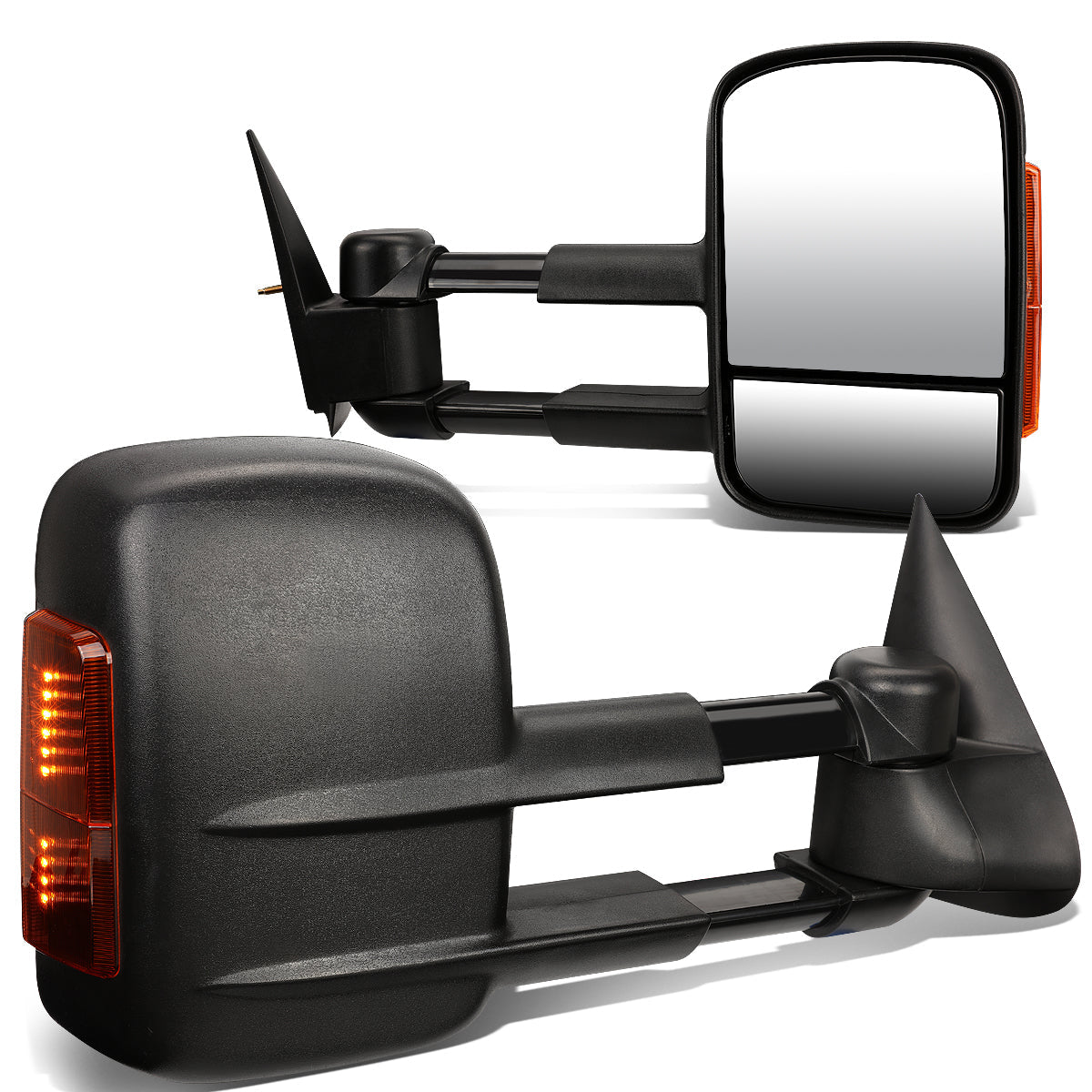 Manual Towing Mirrors (Pair)<br>99-06 Chevy Silverado,Tahoe, GMC Sierra