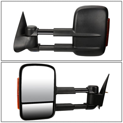 Manual Towing Mirrors (Pair)<br>99-06 Chevy Silverado,Tahoe, GMC Sierra