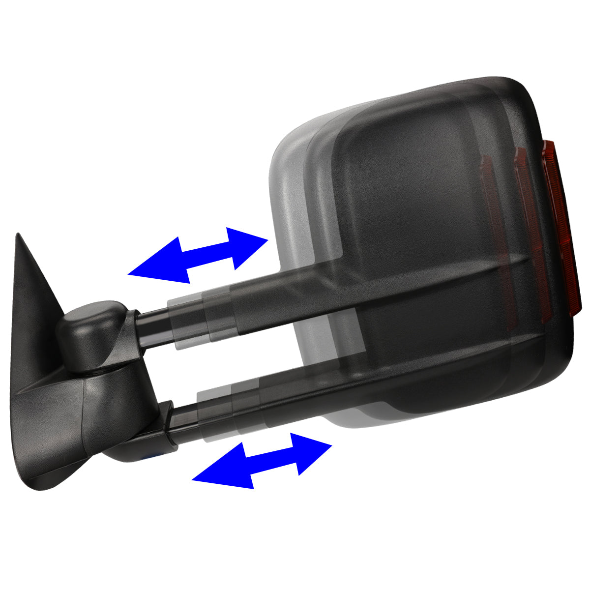 Manual Towing Mirrors (Pair)<br>99-06 Chevy Silverado,Tahoe, GMC Sierra