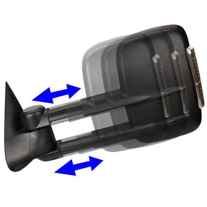 Powered Heated Towing Mirrors (Pair)<br>03-06 Chevy Silverado Tahoe, GMC Sierra, Yukon