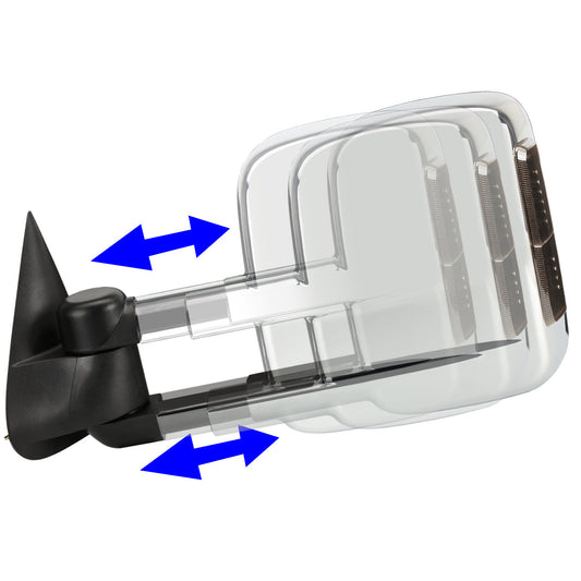 Powered Heated Towing Mirrors (Pair)<br>03-06 Chevy Silverado Tahoe, GMC Sierra, Yukon