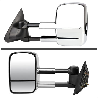 Chrome Powered Towing Mirrors (Pair)<br>97-03 Ford F-150, 97-99 F250 Light Duty