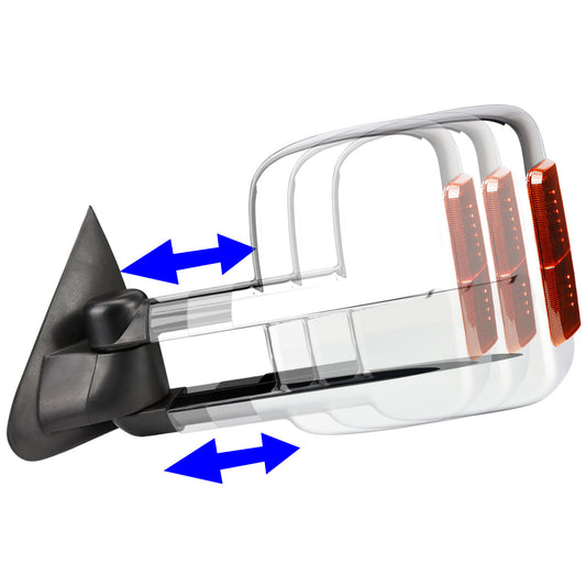 Powered Towing Mirrors (Pair)<br>97-03 Ford F-150, 97-99 Ford F250 Light Duty