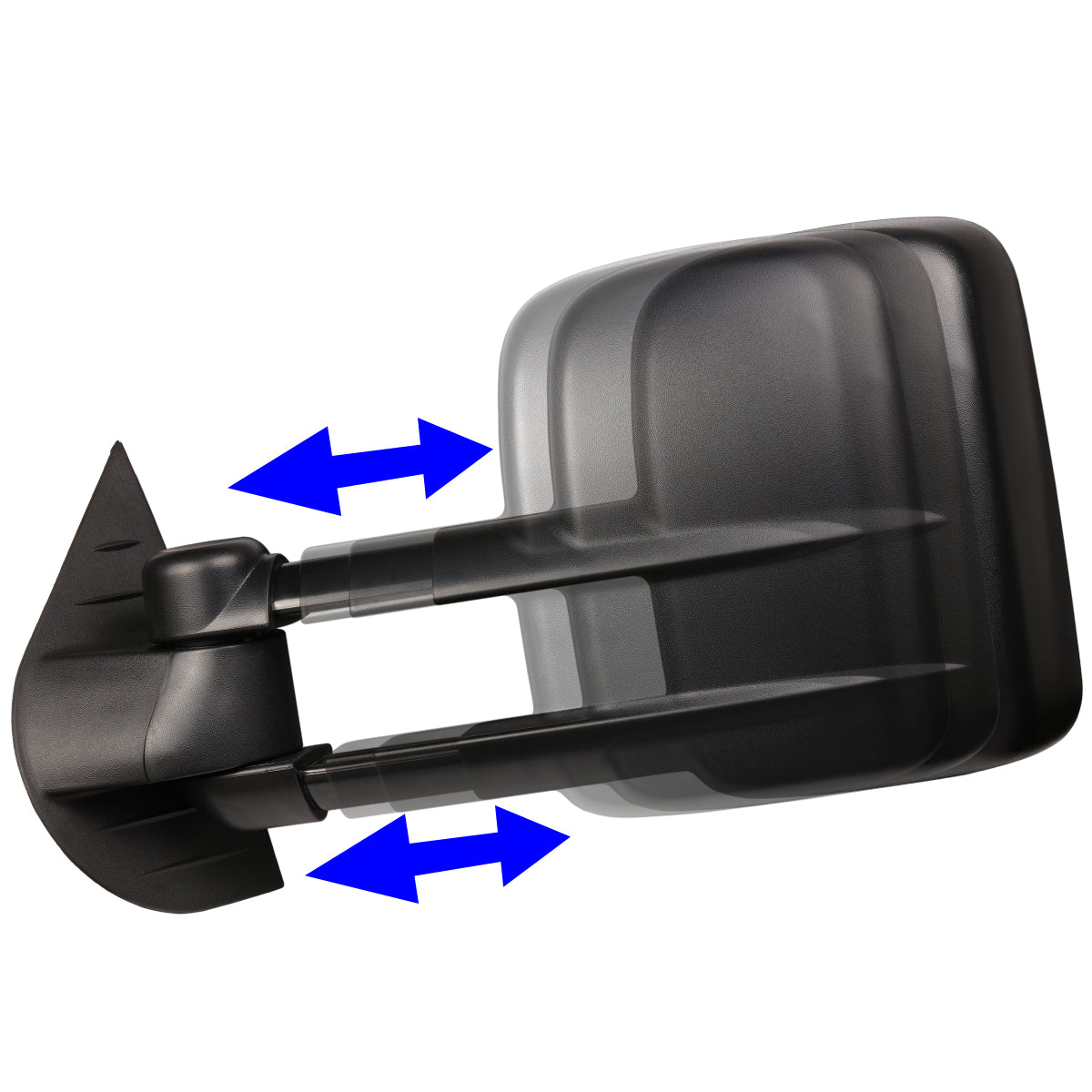 Powered Heated Towing Mirrors (Pair)<br>07-13 Chevy Silverado Tahoe, GMC Sierra Yukon