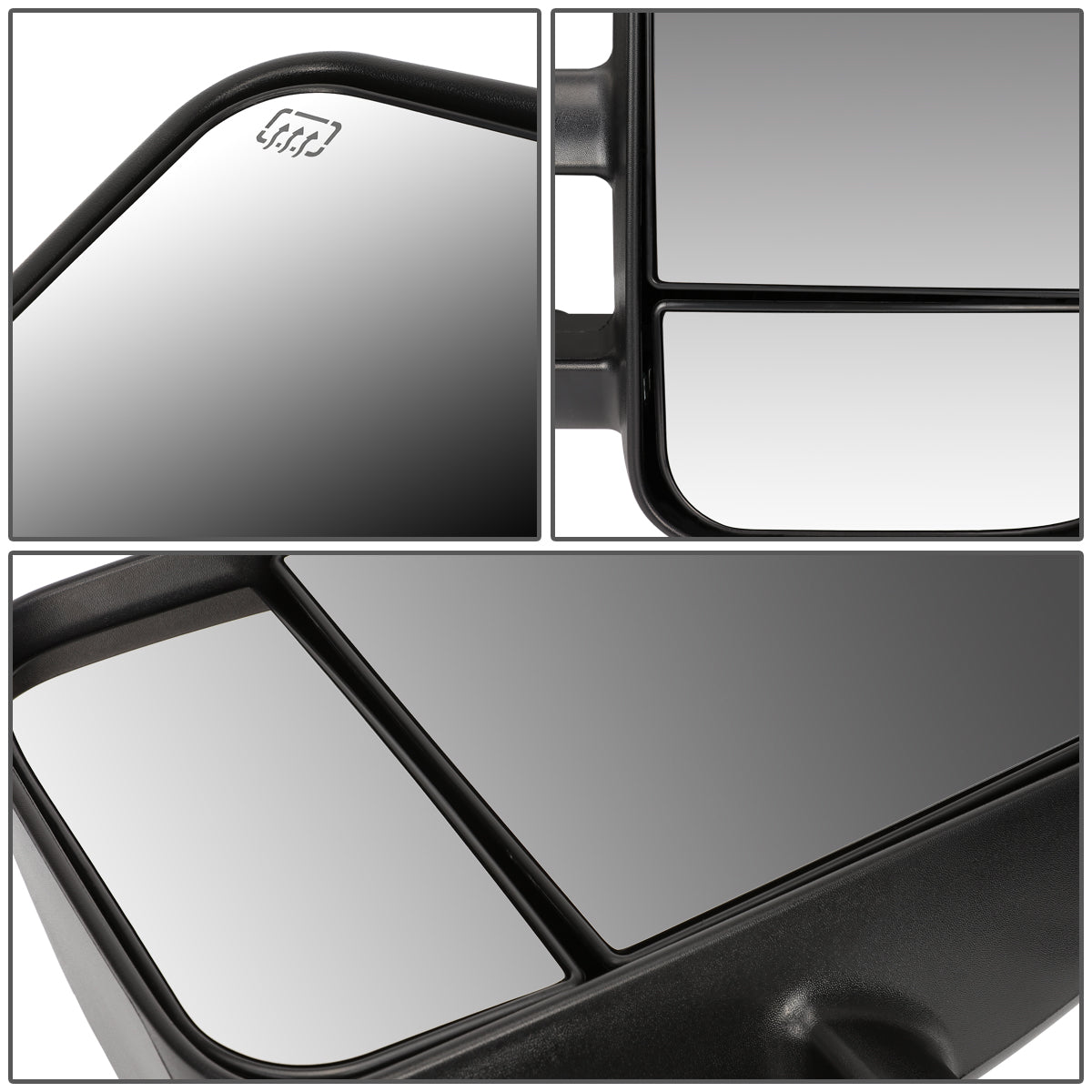 Powered Heated Towing Mirrors (Pair)<br>07-13 Chevy Silverado Tahoe, GMC Sierra Yukon
