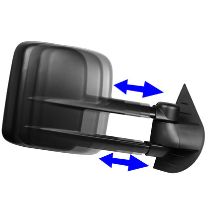 Manual Towing Mirror (Right)<br>07-13 Chevy Silverado Tahoe, GMC Sierra Yukon