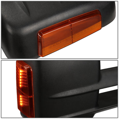 Manual Towing Mirrors (Pair)<br>07-13 Chevy Silverado Tahoe, GMC Sierra Yukon