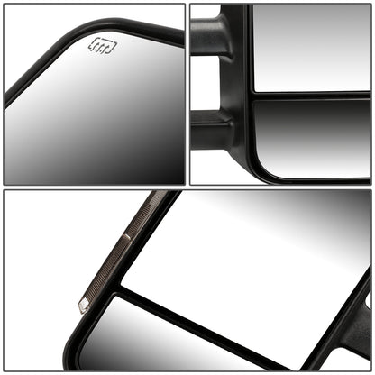 Powered Heated Towing Mirrors (Pair)<br>07-13 Chevy Silverado Tahoe, GMC Sierra Yukon