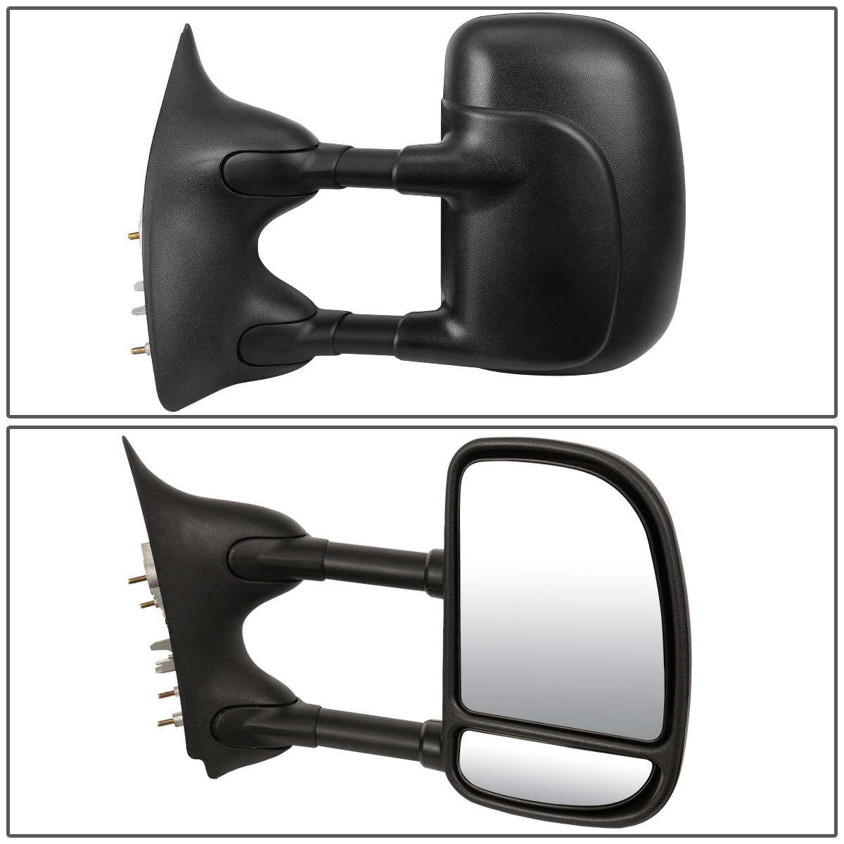 Manual Towing Mirrors (Pair)<br>99-07 Ford F250 F350 F450 F550 Super Duty