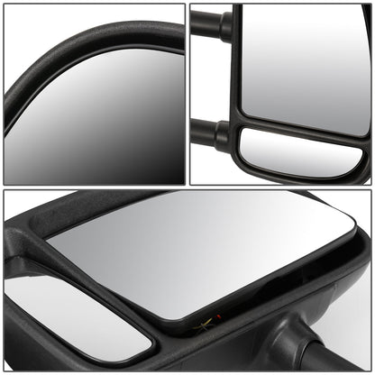 Manual Towing Mirrors (Pair)<br>99-07 Ford F250 F350 F450 F550 Super Duty
