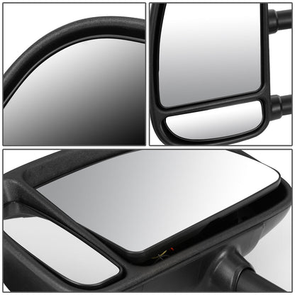 Manual Towing Mirror (Left)<br>99-07 Ford F250 F350 F450 F550 Super Duty