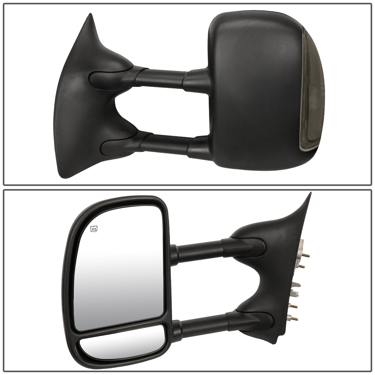 Powered Heated Towing Mirrors (Pair)<br>99-07 Ford F250 F350 F450 F550 Super Duty