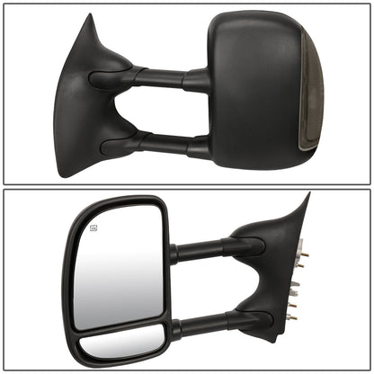 Powered Heated Towing Mirrors (Pair)<br>99-07 Ford F250 F350 F450 F550 Super Duty