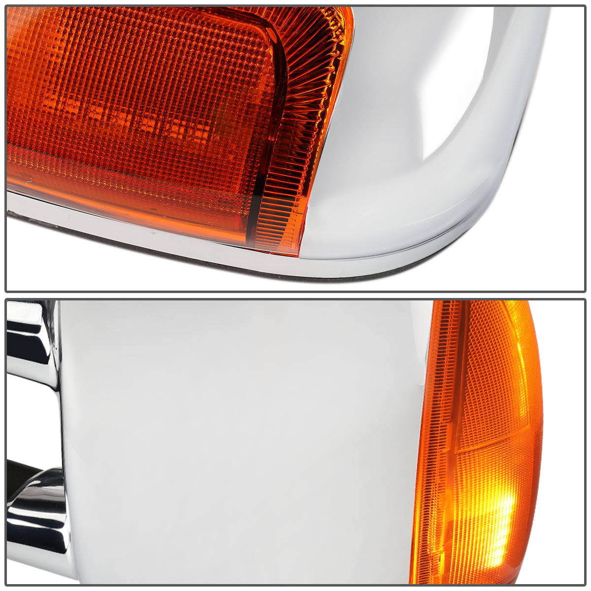 Chrome Powered Heated Towing Mirrors (Pair)<br>99-07 Ford F250 F350 F450 F550 Super Duty