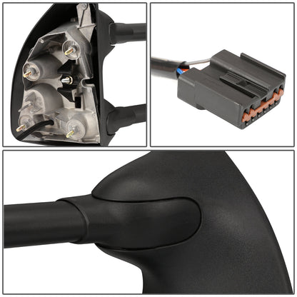 Chrome Powered Heated Towing Mirrors (Pair)<br>99-07 Ford F250 F350 F450 F550 Super Duty