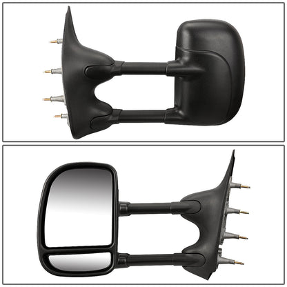 Manual Towing Mirrors (Pair)<br>03-14 Ford E150 E250 E350 E450 E550 Econoline