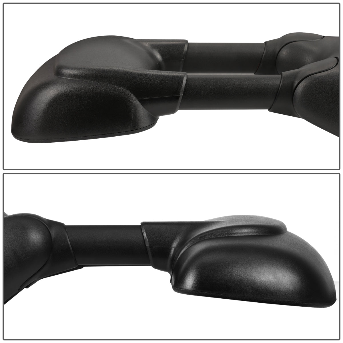 Manual Towing Mirrors (Pair)<br>03-14 Ford E150 E250 E350 E450 E550 Econoline