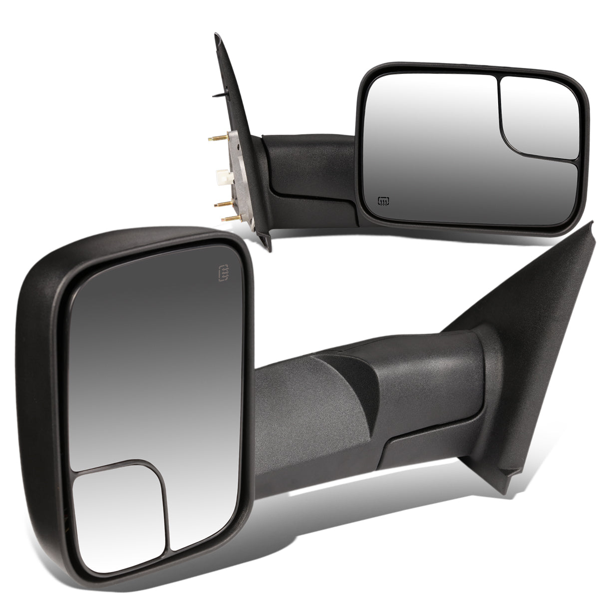Powered Heated Towing Mirrors (Pair)<br>02-08 Dodge Ram 1500, 03-09 Ram 2500