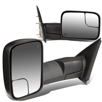 Powered Heated Towing Mirrors (Pair)<br>02-08 Dodge Ram 1500, 03-09 Ram 2500